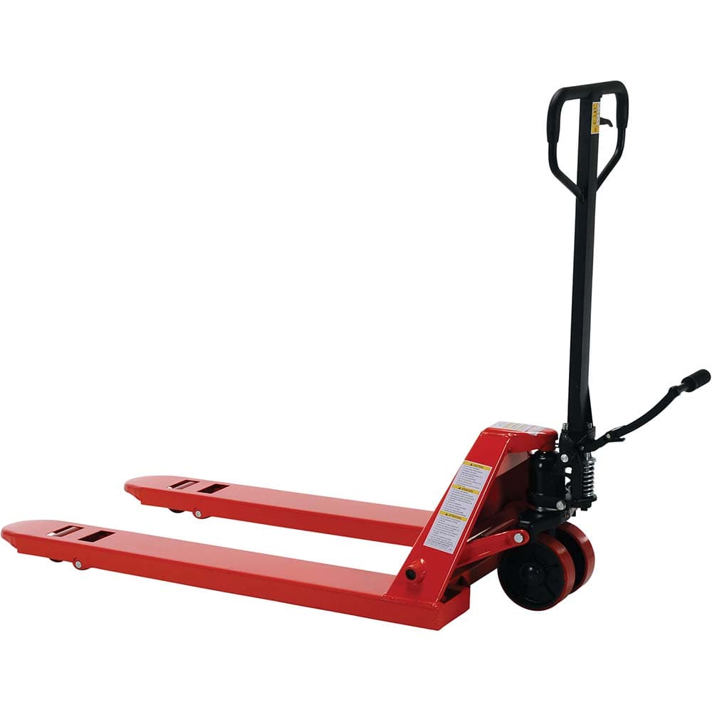 Vestil - Pallet Trucks/Jacks; Type: Pallet Truck ; Load Capacity (Lb.): 5500.000 ; Overall Width (Inch): 27 ; Length of Forks (Inch): 48 ; Fork Width (Inch): 27 ; Low Height (Inch): 2-7/8 - Exact Tool & Supply