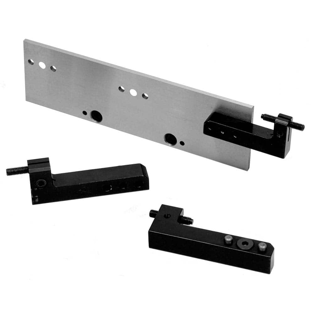TE-CO - Vise Accessories; Product Type: Work Stop ; Product Compatibility: 4" Vises ; Number of Pieces: 1 ; Material: Aluminum ; Jaw Width (Inch): 6 ; Product Length (Inch): 2 - Exact Tool & Supply