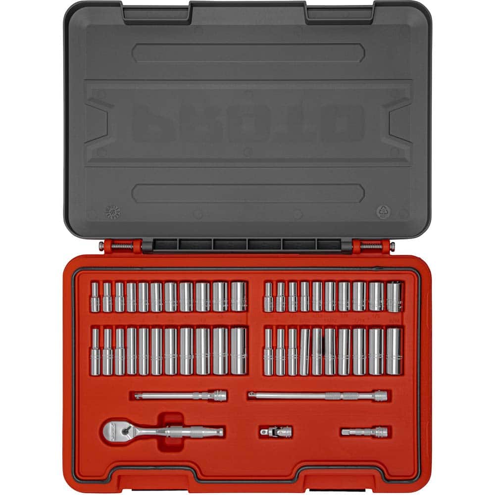 Proto - Socket Sets; Measurement Type: Metric; SAE ; Drive Size: 1/4 ; Minimum Size (Inch): 3/8 ; Maximum Size (mm): 14.00 ; Maximum Size (Inch): 9/16 ; Tool Type: Socket Set - Exact Tool & Supply