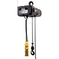 Jet - Electric Hoists; Type: Electric Hoist ; Load Capacity (Ton): 1 ; Load Capacity (Lb.): 2200.000 ; Maximum Lift Distance (Feet): 20 ; Voltage: 460 ; Lift Motor Phase: 3 - Exact Tool & Supply