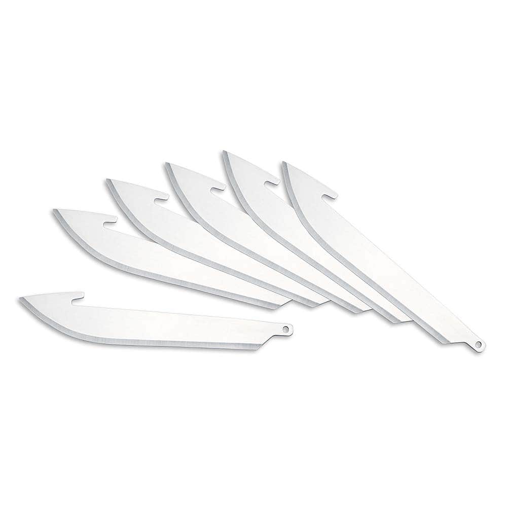 Outdoor Edge - Knife Blades; Type: RazorSafe Replacement Blade ; Material: Japanese 420J2 Stainless Steel ; Overall Length (Inch): 3.0 ; Number of Blades: 6 - Exact Tool & Supply