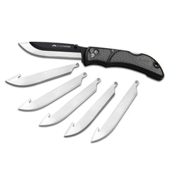 Outdoor Edge - Pocket & Folding Knives; Knife Type: Folding Knife ; Edge Type: Plain Edge ; Blade Length (Inch): 3-1/2 ; Handle Material: Glass-Reinforced Nylon with TPE ; Closed Length: 4-1/2 (Inch); Number of Edges: 1 - Exact Tool & Supply