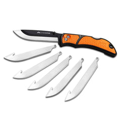 Outdoor Edge - Pocket & Folding Knives; Knife Type: Folding Knife ; Edge Type: Plain Edge ; Blade Length (Inch): 3-1/2 ; Handle Material: Glass-Reinforced Nylon with TPE ; Closed Length: 4-1/2 (Inch); Number of Edges: 1 - Exact Tool & Supply