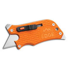 Outdoor Edge - Utility Knives, Snap Blades & Box Cutters; Type: Utility Knife ; Blade Type: Plain Edge ; Number of Blades Included: 1 ; Number of Blades: 1 ; Handle Material: Glass-Reinforced Nylon ; Color: Orange - Exact Tool & Supply