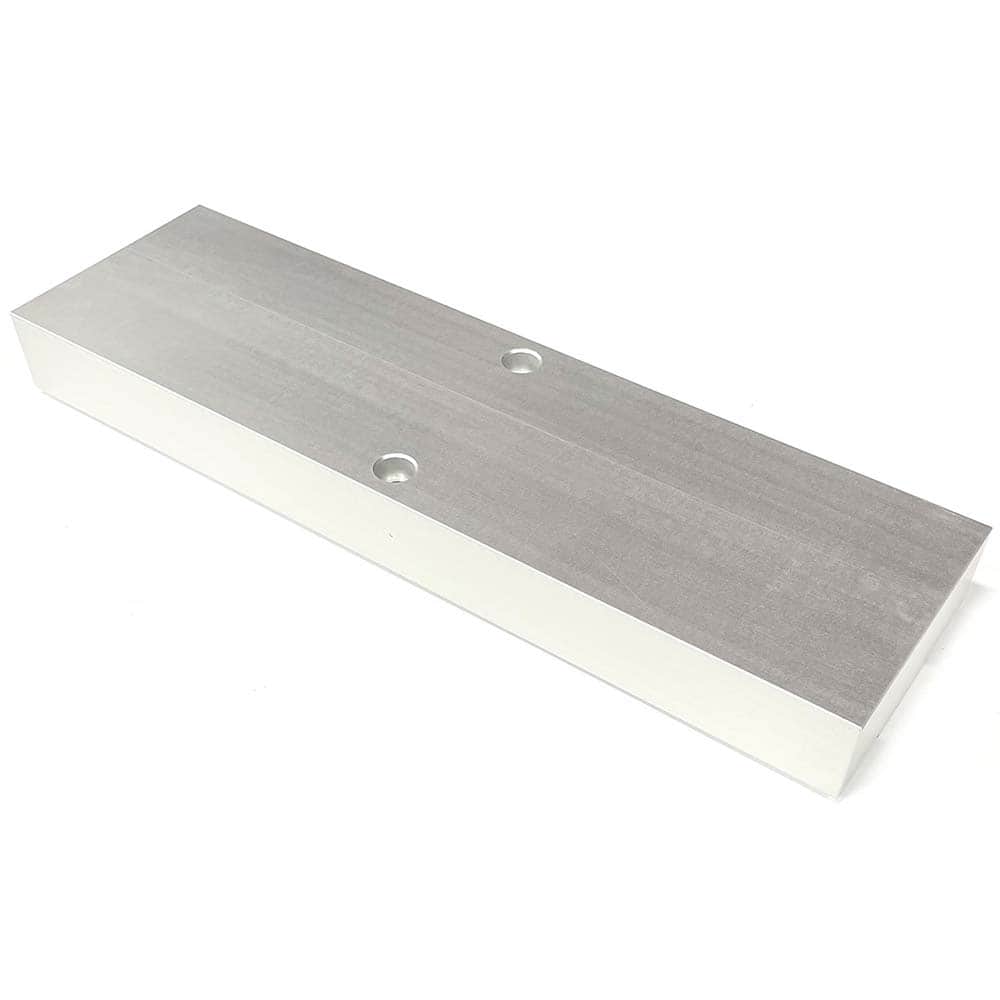 TE-CO - Vise Jaws; Jaw Shape: Flat ; Jaw Width (mm): 254 ; Jaw Width (Inch): 10 ; Jaw Width (Decimal Inch): 10 ; Jaw Height (mm): 63.5 ; Jaw Height (Inch): 2.5 - Exact Tool & Supply