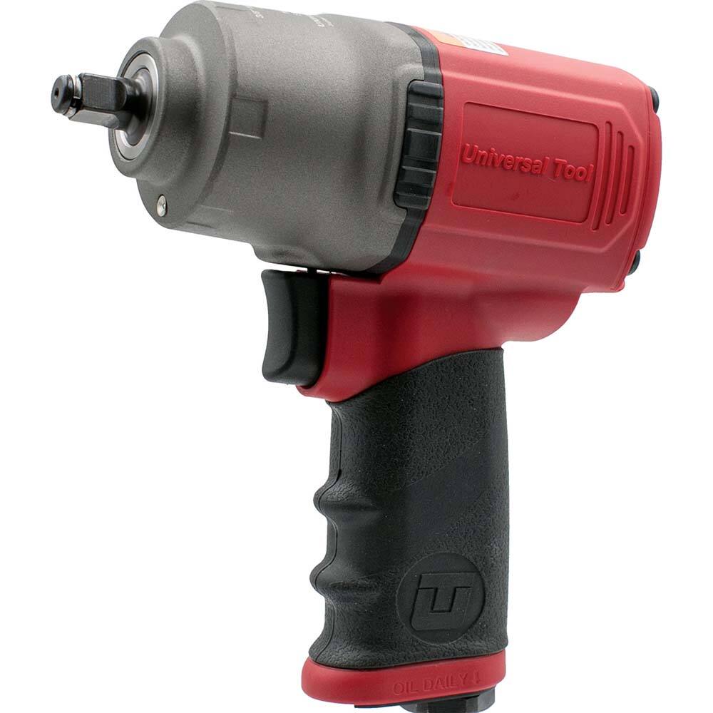 Florida Pneumatic - Air Impact Wrenches & Ratchets; Drive Size: 3/8 Square ; Handle Type: Pistol Grip ; Type: Twin Hammer ; Speed (RPM): 11000.00 ; Torque (Ft/Lb): 550 ; Inlet Size (Inch): 1/4 - Exact Tool & Supply