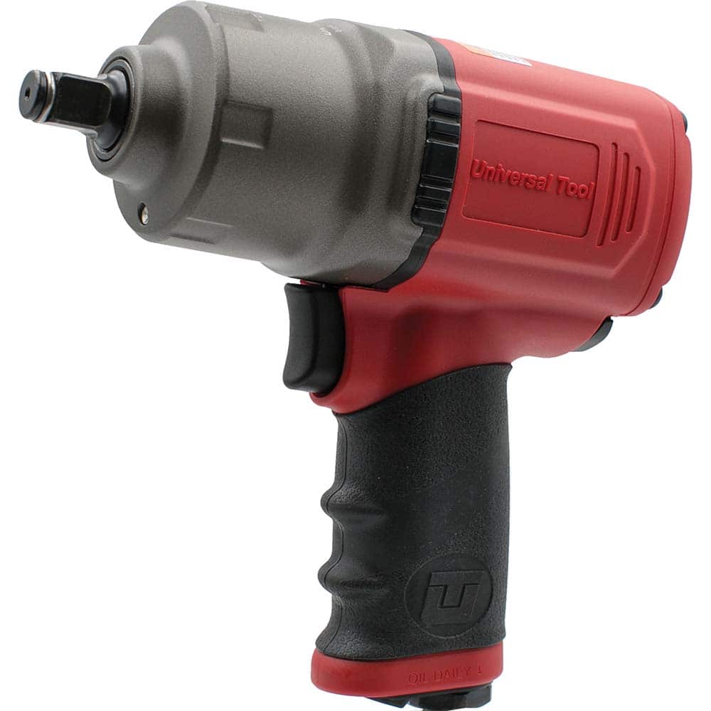 Florida Pneumatic - Air Impact Wrenches & Ratchets; Drive Size: 1/2 ; Handle Type: Pistol Grip ; Type: Twin Hammer ; Speed (RPM): 9000.00 ; Torque (Ft/Lb): 1190 ; Inlet Size (Inch): 1/4 - Exact Tool & Supply
