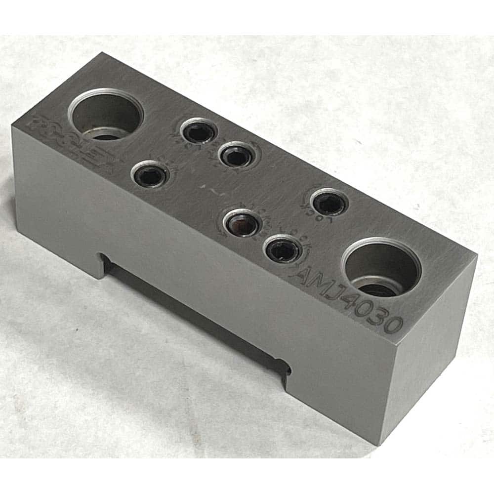 TE-CO - Vise Jaws; Jaw Shape: Flat ; Jaw Width (mm): 152.4 ; Jaw Width (Inch): 6 ; Jaw Width (Decimal Inch): 6 ; Jaw Height (mm): 46.99 ; Jaw Height (Inch): 1.85 - Exact Tool & Supply