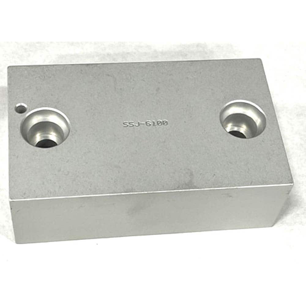 TE-CO - Vise Jaws; Jaw Shape: Flat ; Jaw Width (mm): 101.6 ; Jaw Width (Inch): 4 ; Jaw Width (Decimal Inch): 4 ; Jaw Height (mm): 38.1 ; Jaw Height (Inch): 1.5 - Exact Tool & Supply