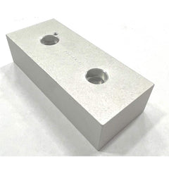 TE-CO - Vise Jaws; Jaw Shape: Flat ; Jaw Width (mm): 101.6 ; Jaw Width (Inch): 4 ; Jaw Width (Decimal Inch): 4 ; Jaw Height (mm): 38.1 ; Jaw Height (Inch): 1.5 - Exact Tool & Supply