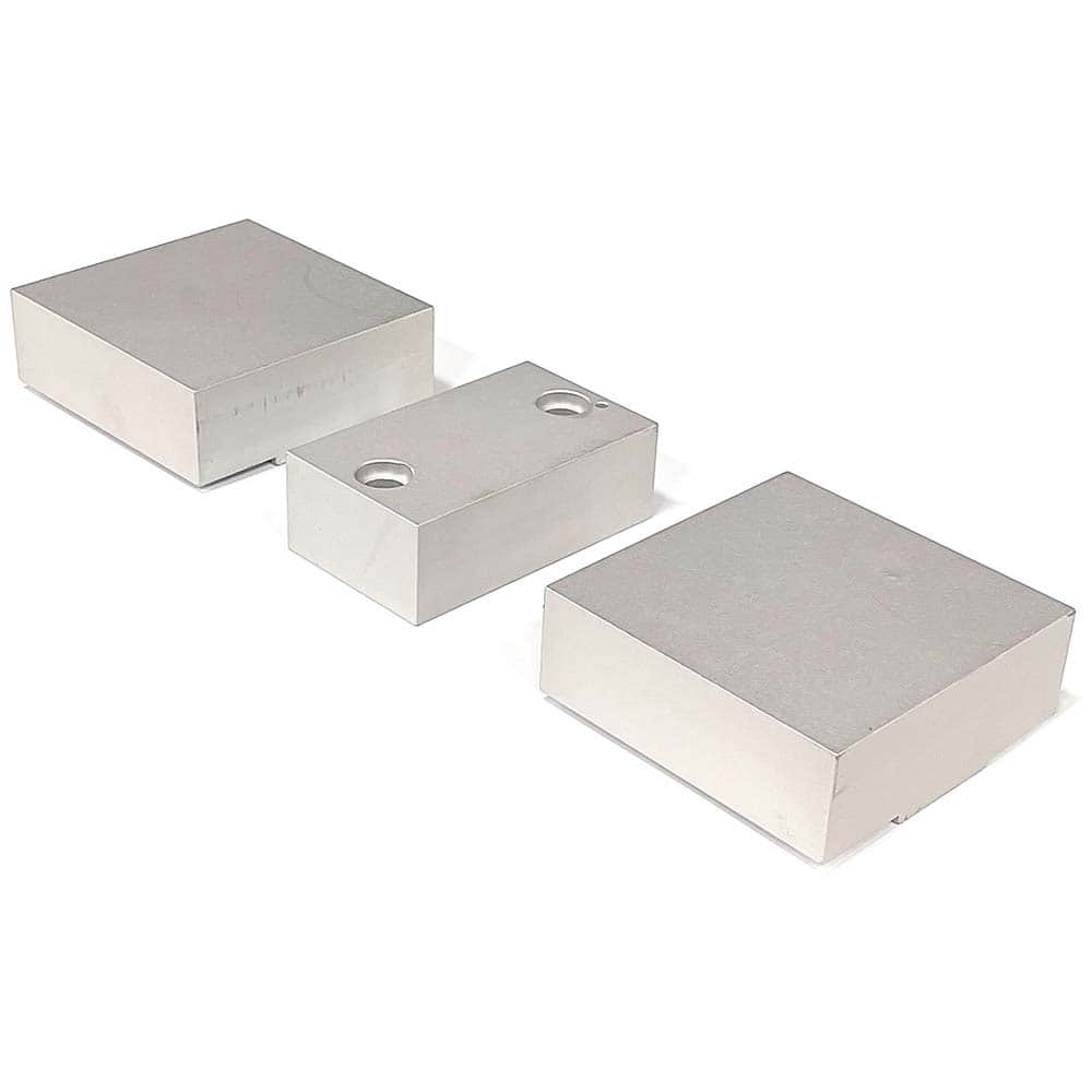 TE-CO - Vise Jaw Sets; Jaw Width (mm): 203.2 ; Jaw Width (Inch): 8 ; Jaw Width (Decimal Inch): 8 ; Set Type: Component Kit ; Material: Aluminum ; Vise Compatibility: 8" Vises - Exact Tool & Supply