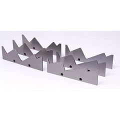TE-CO - Vise Accessories; Product Type: Mill Angle ; Product Compatibility: 4" Vises ; Number of Pieces: 6 ; Material: Steel ; Jaw Width (Inch): 4 ; Product Length (Inch): 0.118 - Exact Tool & Supply