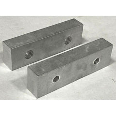 TE-CO - Vise Jaw Sets; Jaw Width (mm): 101.6 ; Jaw Width (Inch): 4 ; Jaw Width (Decimal Inch): 4 ; Set Type: Component Kit ; Material: Aluminum ; Vise Compatibility: 4" Vises - Exact Tool & Supply