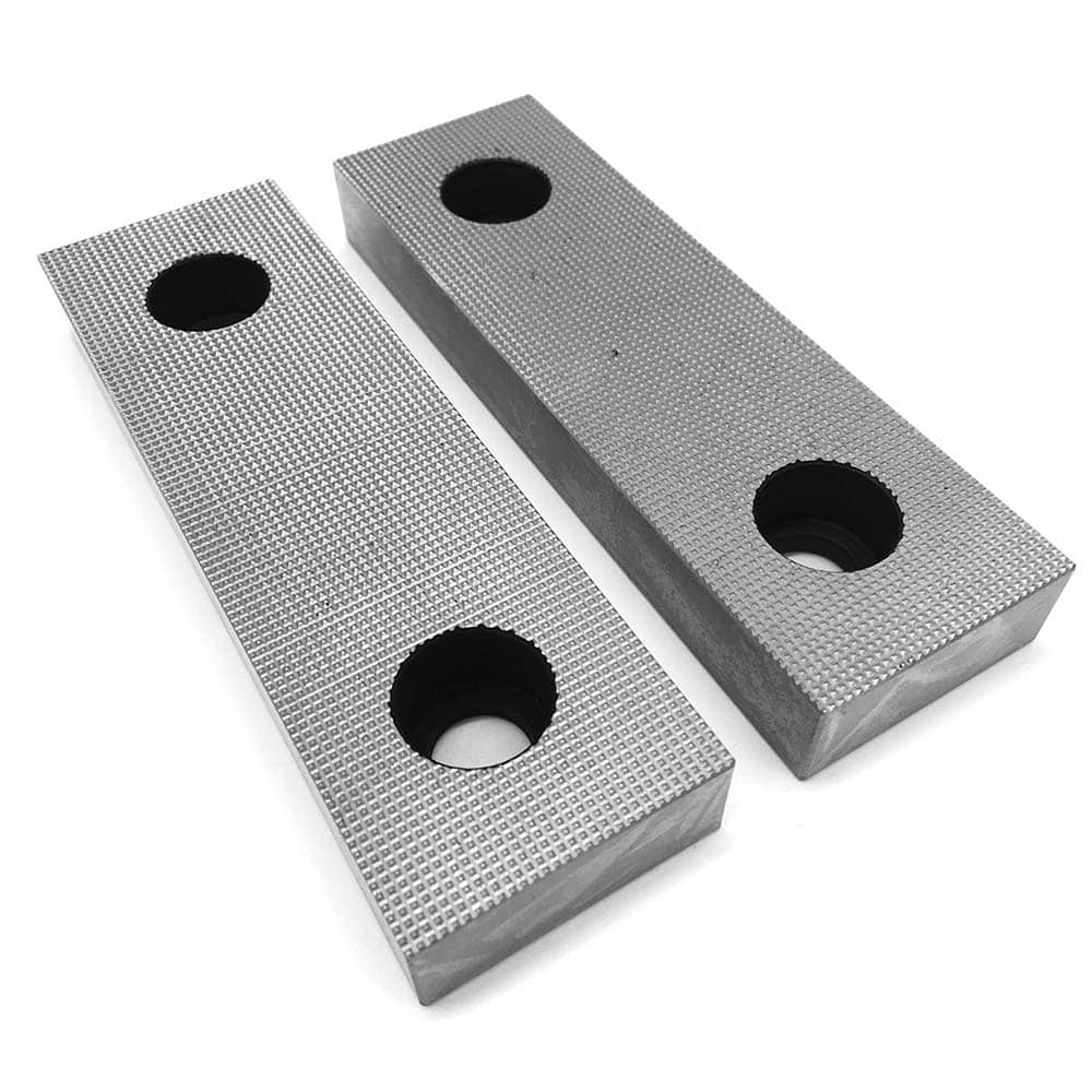 TE-CO - Vise Jaw Sets; Jaw Width (mm): 152.4 ; Jaw Width (Inch): 6 ; Jaw Width (Decimal Inch): 6 ; Set Type: Component Kit ; Material: Steel ; Vise Compatibility: 6" Vises - Exact Tool & Supply