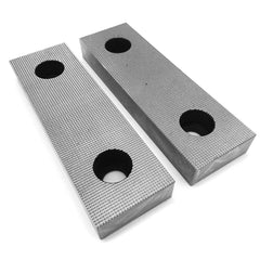 TE-CO - Vise Jaw Sets; Jaw Width (mm): 152.4 ; Jaw Width (Inch): 6 ; Jaw Width (Decimal Inch): 6 ; Set Type: Component Kit ; Material: Steel ; Vise Compatibility: 6" Vises - Exact Tool & Supply