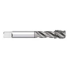 Titan USA - Spiral Flute Taps; Thread Size (mm): M5x0.80 ; Chamfer: Semi-Bottoming ; Class of Fit: 6H ; Thread Limit: D3 ; Number of Flutes: 3 ; Material: Powdered Metal - Exact Tool & Supply