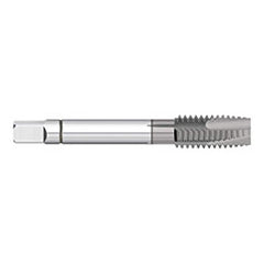 Titan USA - Spiral Point Taps; Thread Size (Inch): #8-32 ; Number of Flutes: 3 ; Chamfer: Plug ; Class of Fit: 2B/3B ; Thread Limit: H3 ; Finish/Coating: TiCN - Exact Tool & Supply