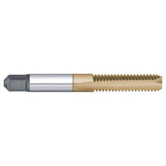 Titan USA - Spiral Point Taps; Thread Size (Inch): 1/4-28 ; Number of Flutes: 2 ; Chamfer: Bottoming ; Class of Fit: 2B/3B ; Thread Limit: H3 ; Finish/Coating: TiN - Exact Tool & Supply