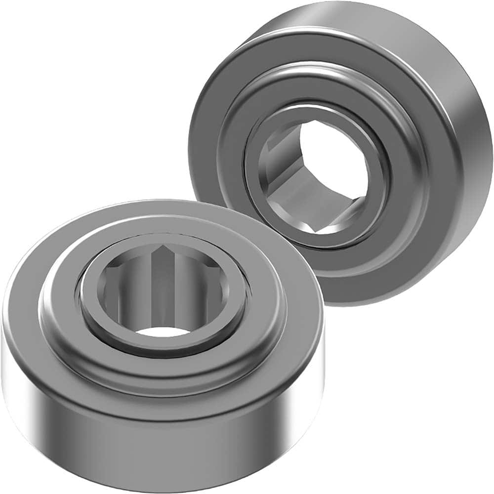 Frantz - Conveyor Bearings; Type: Hex ; Style: Hex Bore ; Hex Size (Inch): 1-1/16 ; Bore Diameter (Inch): 1-1/16 ; Outside Diameter (Decimal Inch): 3.0660 ; Flange Type: Without Flange - Exact Tool & Supply
