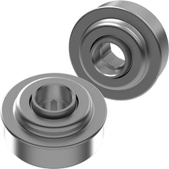 Frantz - Conveyor Bearings; Type: Hex ; Style: Hex Bore ; Hex Size (Inch): 11/16 ; Bore Diameter (Inch): 11/16 ; Outside Diameter (Decimal Inch): 2.4370 ; Flange Type: With Flange - Exact Tool & Supply