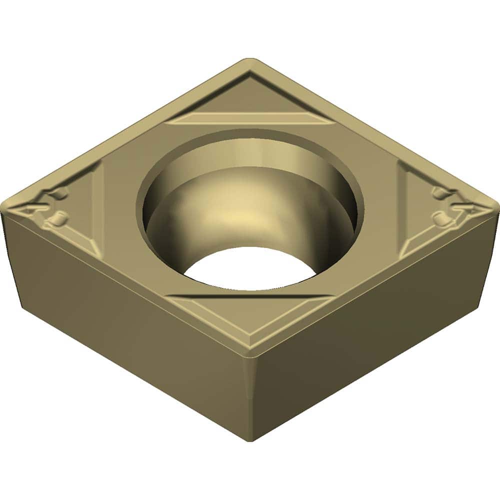 CCMT21.50.5ELB AC8020P Carbide Turning Insert Absotech Finish, 0.252″ Long, 1/4″ Inscribed Circle, 0.0079″ Corner Radius, 0.0937″ Thick, Series AC8020P