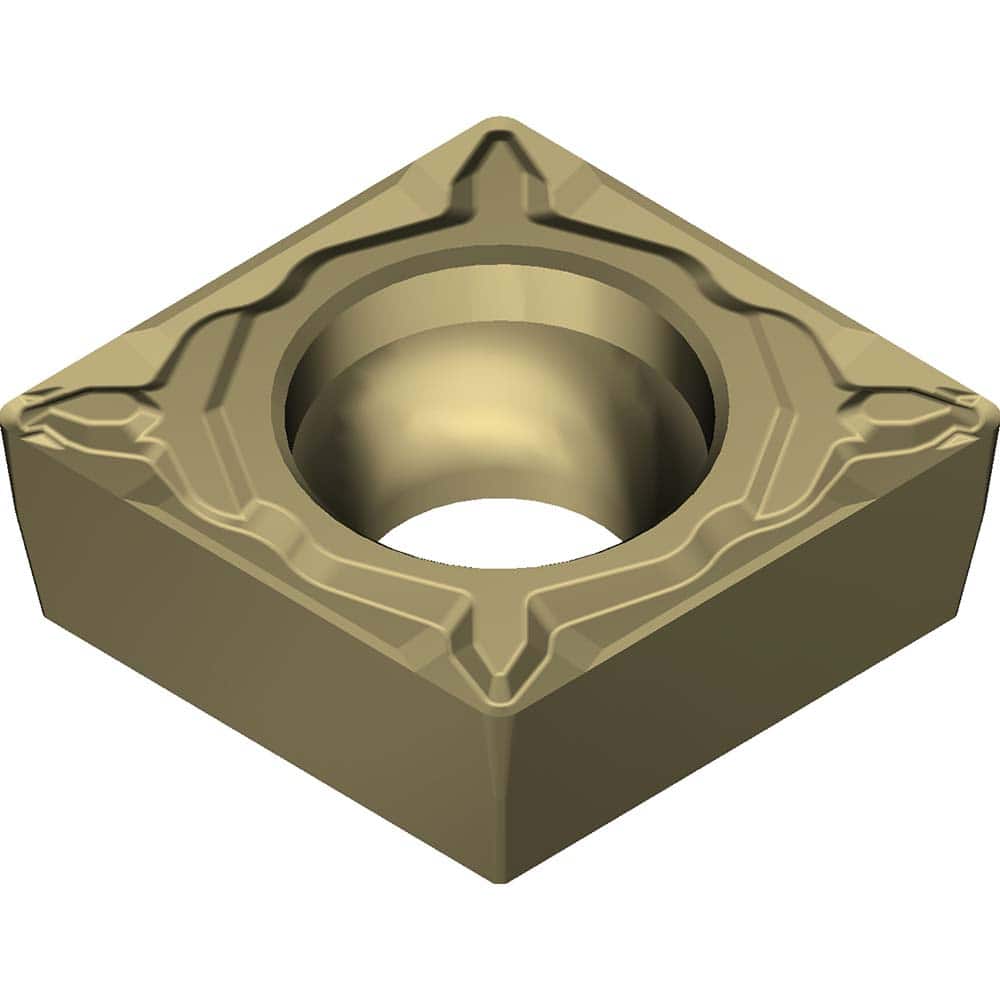 CCMT21.50.5ELU AC8020P Carbide Turning Insert Absotech Finish, 0.252″ Long, 1/4″ Inscribed Circle, 0.0079″ Corner Radius, 0.0937″ Thick, Series AC8020P