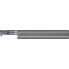 Micro 100 - Single Point Threading Tools; Thread Type: Internal ; Material: Solid Carbide ; Profile Angle: 60 ; Threading Diameter (Decimal Inch): 0.0400 ; Cutting Depth (Decimal Inch): 0.0750 ; Cutting Depth (mm): 1.90 - Exact Tool & Supply