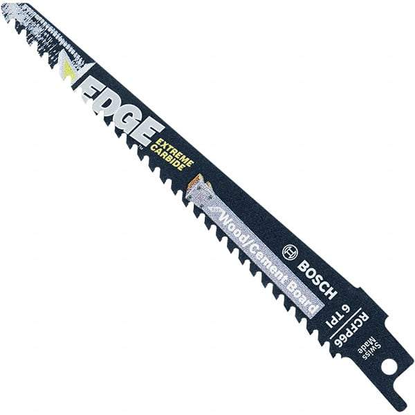 Bosch - Reciprocating Saw Blades   Blade Material: Carbide    Blade Length (Inch): 6 - Exact Tool & Supply