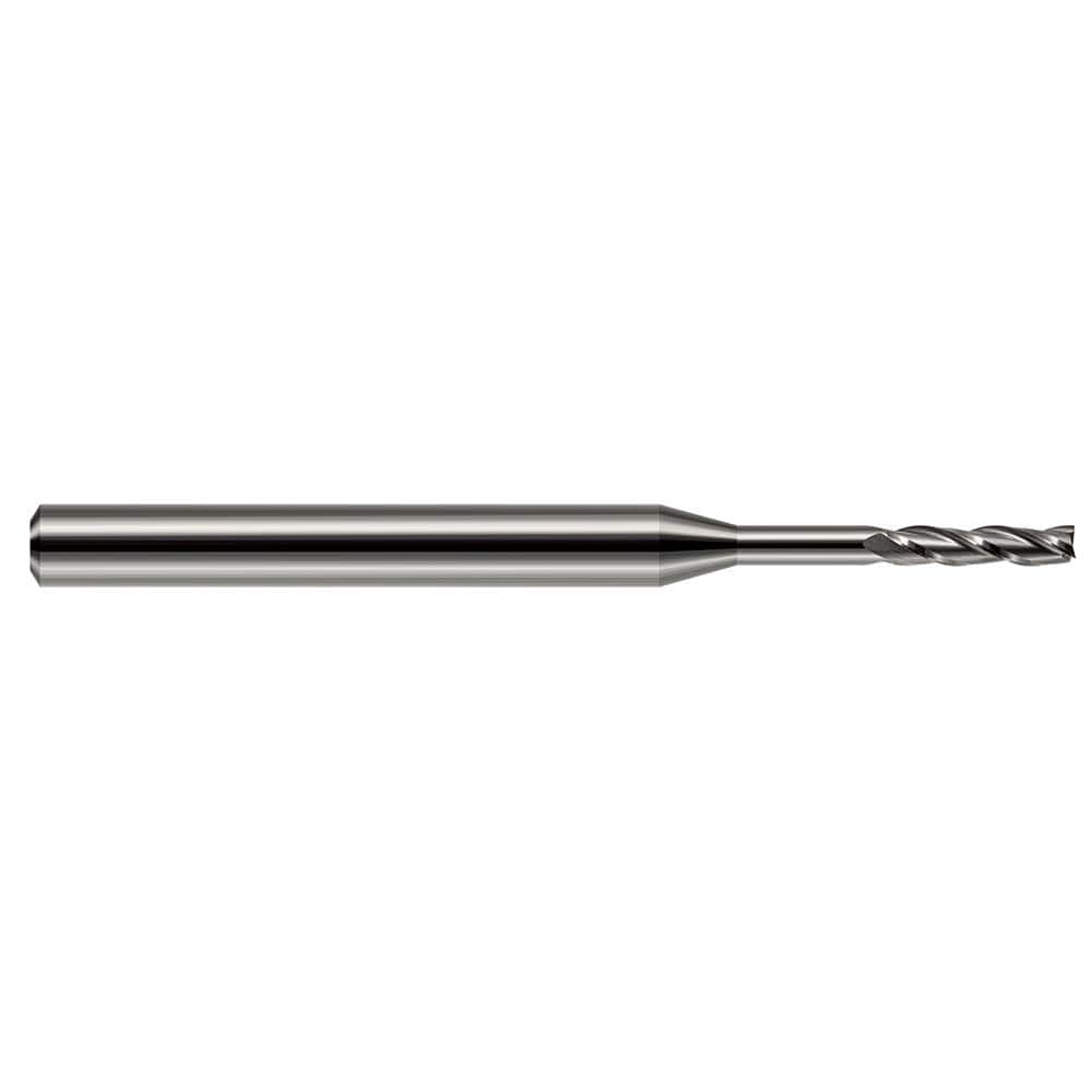 Harvey Tool - Square End Mills; Mill Diameter (Inch): 1/16 ; Mill Diameter (Decimal Inch): 0.0620 ; Length of Cut (Inch): 5/16 ; Length of Cut (Decimal Inch): 0.3120 ; Material: Solid Carbide ; Finish/Coating: Uncoated - Exact Tool & Supply