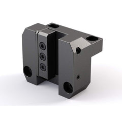 Global CNC Industries - Turret & VDI Tool Holders; Type: Mori OD Turning Block ; Clamping System: 115mm X 110mm ; Tool Axis: OD ; Through Coolant: No ; Outside Diameter (Decimal Inch): 1.2500 ; Additional Information: 4 Mounting Holes - Exact Tool & Supply