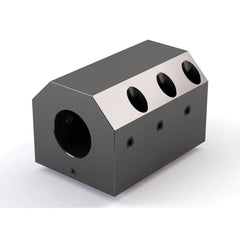 Global CNC Industries - Turret & VDI Tool Holders; Type: Mori ID Block ; Clamping System: 115mm X 110mm ; Tool Axis: ID ; Through Coolant: No ; Additional Information: 6 Mounting Holes - Exact Tool & Supply