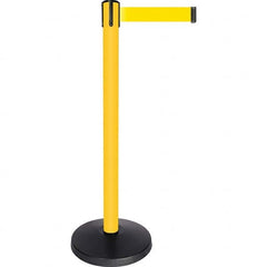 Tensator - Barrier Posts Type: Tensabarrier Post Post Color/Finish: Yellow - Exact Tool & Supply