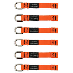 3700 Med Orange Web Tool Tails 2Lb 6-Pack - Exact Tool & Supply