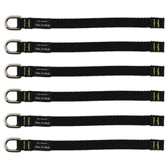 3700 2X-Long Black Web Tool Tails 2Lb 6-Pack - Exact Tool & Supply