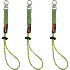 3713 Standard Lime Elastic Loop Tool Tail Swivel - 10Lbs 3-Pack - Exact Tool & Supply