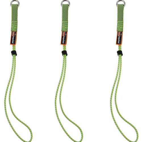 3703EXT Lime Elastic Loop Tool Tail Ext-15Lbs 3-Pack - Exact Tool & Supply