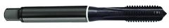 4-40 Dia. - 2B - 3 FL - Cobalt Semi-Bott White Ring Tap - Blk-Ox FORM-C DIN 371 - Exact Tool & Supply