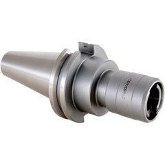 Techniks - BT40 Taper Shank Rigid Tapping Adapter - #0 to 9/16" Tap Capacity, 2.63" Projection, Quick Change - Exact Tool & Supply