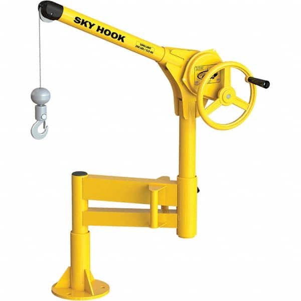 Sky Hook - 500 Lb Steel Lifting Hook Crane - Exact Tool & Supply