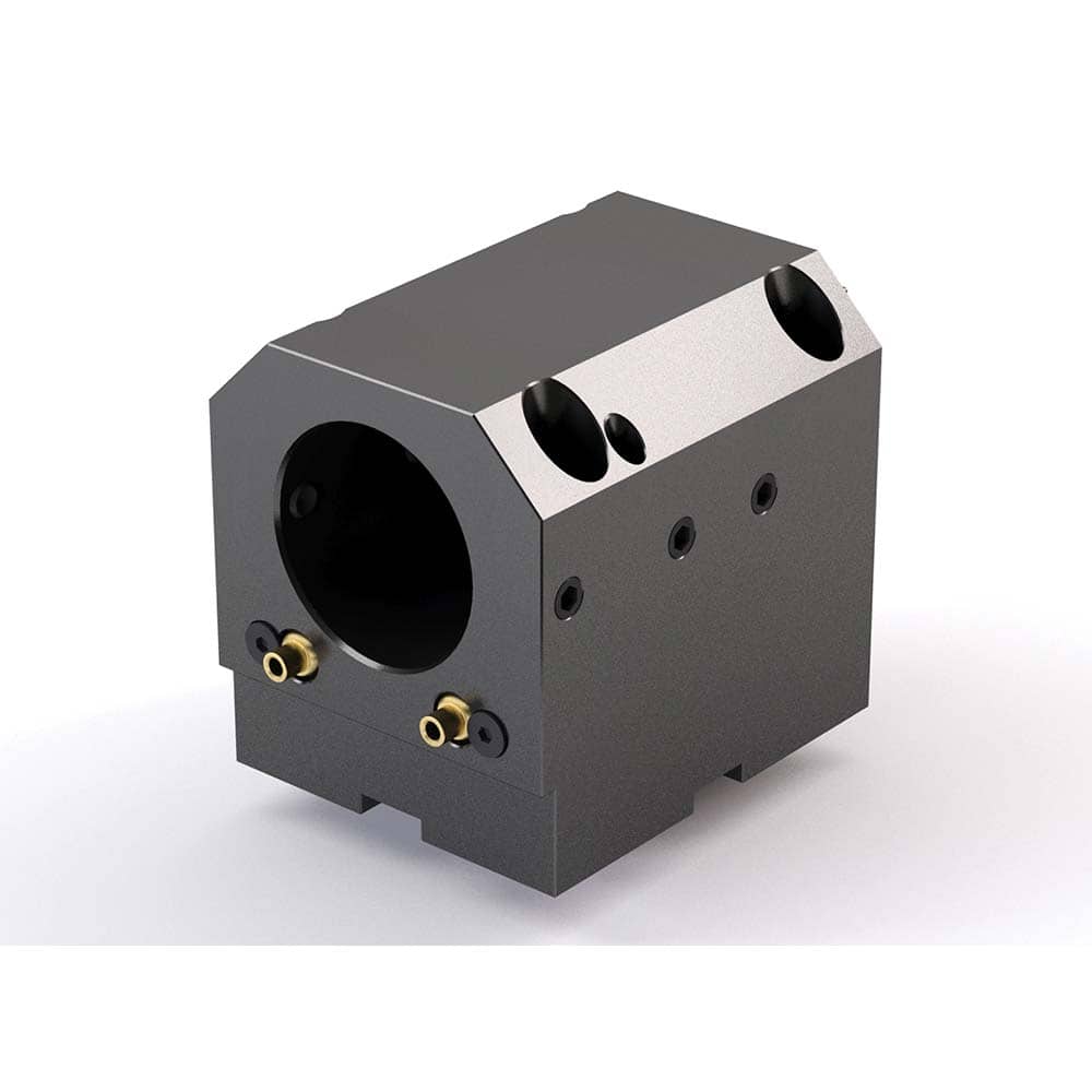 Global CNC Industries - Turret & VDI Tool Holders; Type: Mori ID Block ; Clamping System: 94mm X 84mm ; Tool Axis: ID ; Through Coolant: No ; Additional Information: 4 Mounting Holes - Exact Tool & Supply