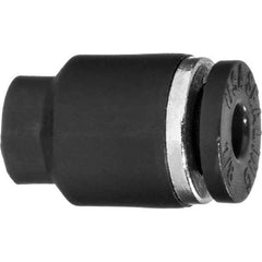 Value Collection - 3/8" OD, Nylon Push-to-Connect Cap - 150 Max psi, Black - Exact Tool & Supply
