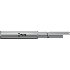 Wera - 4mm Drive, Nut Setter Screwdriver Bit - 44mm OAL - Exact Tool & Supply
