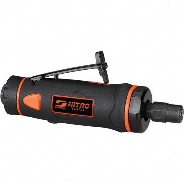 Dynabrade - Air Die Grinders Type: Straight Die Grinder Collet Size (Inch): 1/4 - Exact Tool & Supply