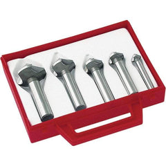 Magafor - 8.3mm Head Diam, 15/64" Shank Diam, 90° Cobalt Countersink - 1-3/4" OAL, Single End, Straight Shank, Right Hand Cut - Exact Tool & Supply