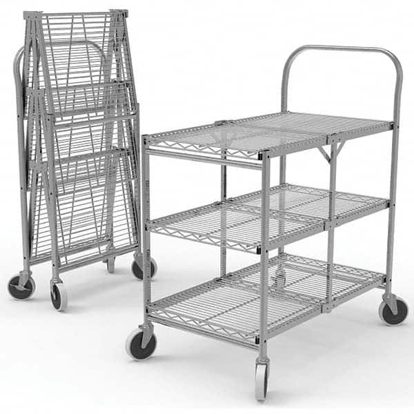Luxor - Carts Type: Utility Cart Load Capacity (Lb.): 300 - Exact Tool & Supply