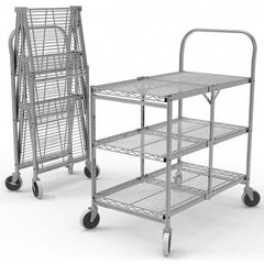 Luxor - Carts Type: Utility Cart Load Capacity (Lb.): 300 - Exact Tool & Supply