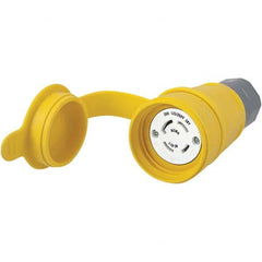 Hubbell Wiring Device-Kellems - 3-Phase Wye 120/208 VAC 30A NEMA L18-30R Industrial Twist Lock Connector - Exact Tool & Supply