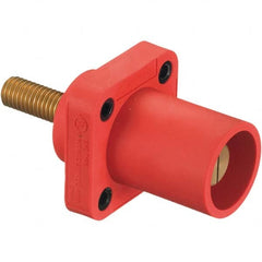 Hubbell Wiring Device-Kellems - Single Pole Plugs & Connectors Connector Type: Male End Style: Male - Exact Tool & Supply