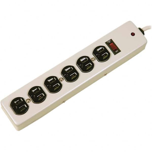 Hubbell Wiring Device-Kellems - Power Outlet Strips Amperage: 15 Voltage: 125 V - Exact Tool & Supply