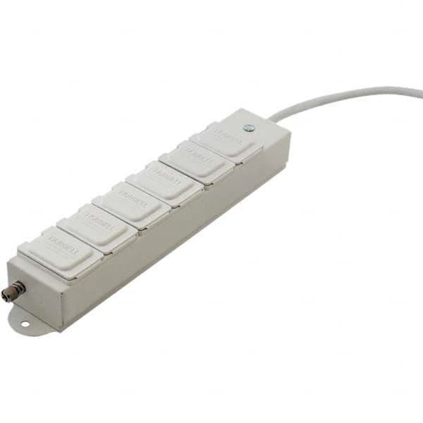Hubbell Wiring Device-Kellems - Power Outlet Strips Amperage: 15 Voltage: 125 V - Exact Tool & Supply